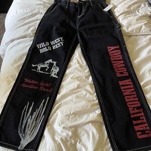 COOL GOTH Southwest SoCal Pacsun California Cowboy Baggy Carpenter Jeans 29x30